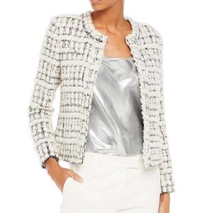 NWT IRO Juliana Metallic Boucle-Tweed Jacket